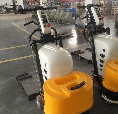 220V Single Phase Concrete Floor Grinder With Vacuum Port