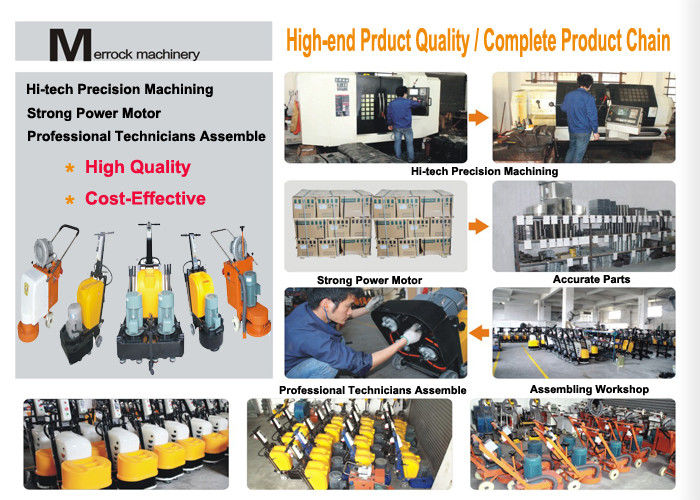 380V - 440V 11HP Marble Floor Polisher With Stepless Speed Regulation