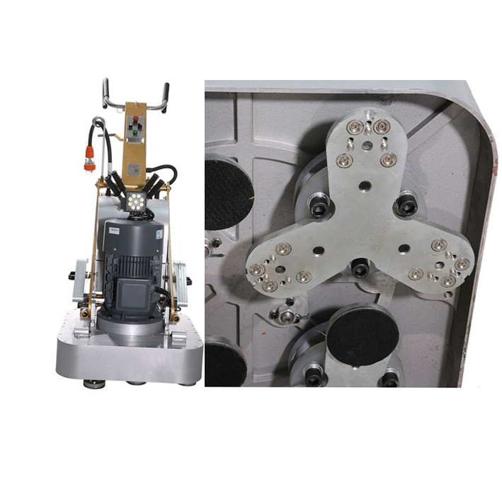Aluminum Die Cast Terrazzo Floor Grinder / Polisher 7.5KW 750MM 380V