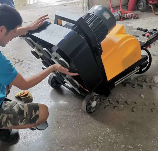 7.5HP Marble Floor Polisher 1500RPM With Diamond Polishing Discs
