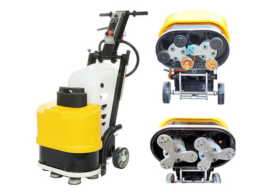 Máy đánh bóng sàn bê tông khô và khô 6 đầu khách sạn ba pha