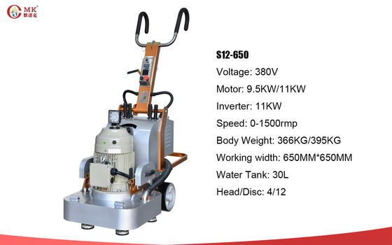 Máy đánh bóng sàn Terrazzo mài bê tông với chiều rộng làm việc 650x650mm